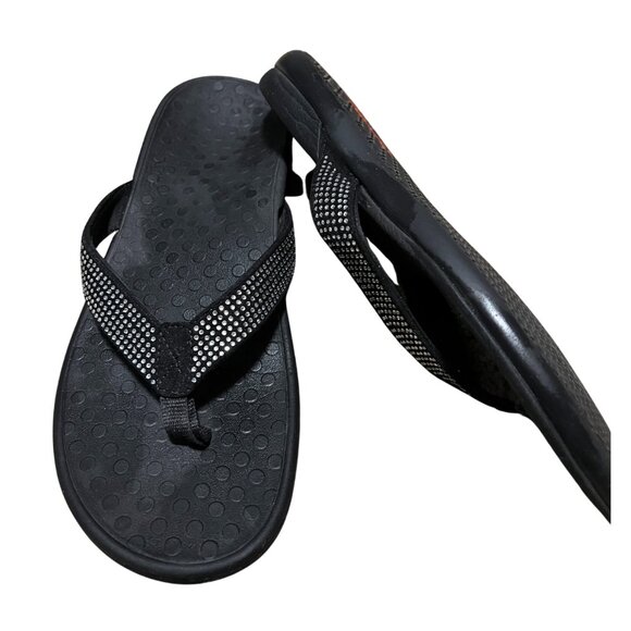 Size 10 Women's Black Vionic Sandals - Picture 4 of 5